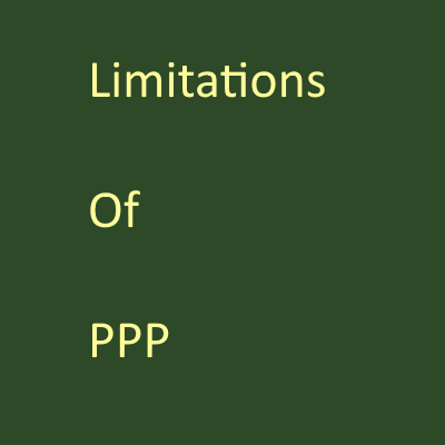 Limitations of PPP as an Economic Indicator